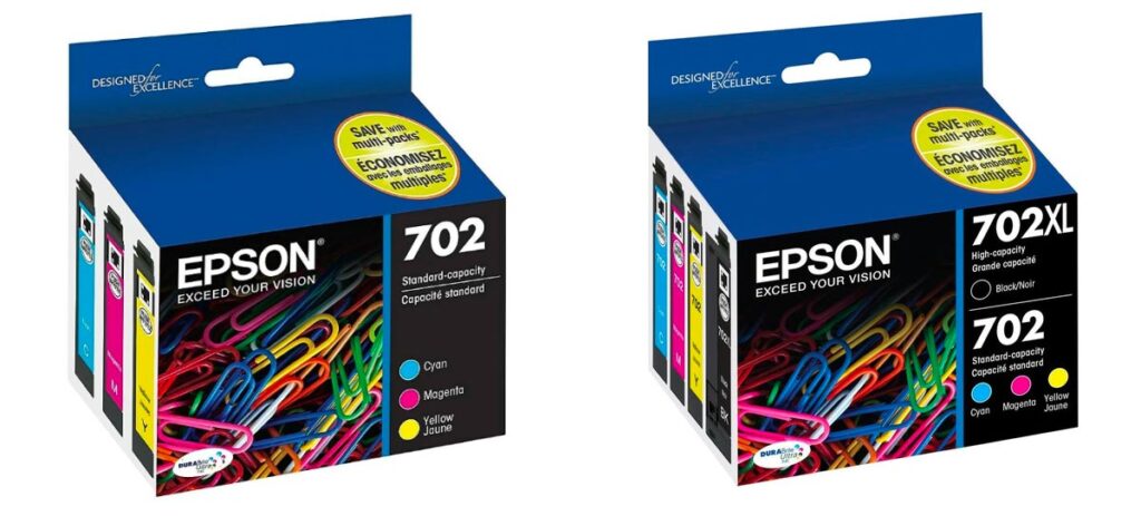 Cartuchos de tinta Epson estándar y XL → www.mundoficina.com